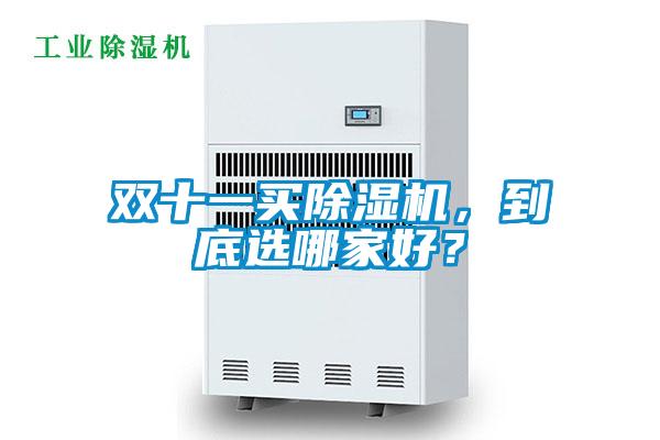 雙十一買除濕機,到底選哪家好?