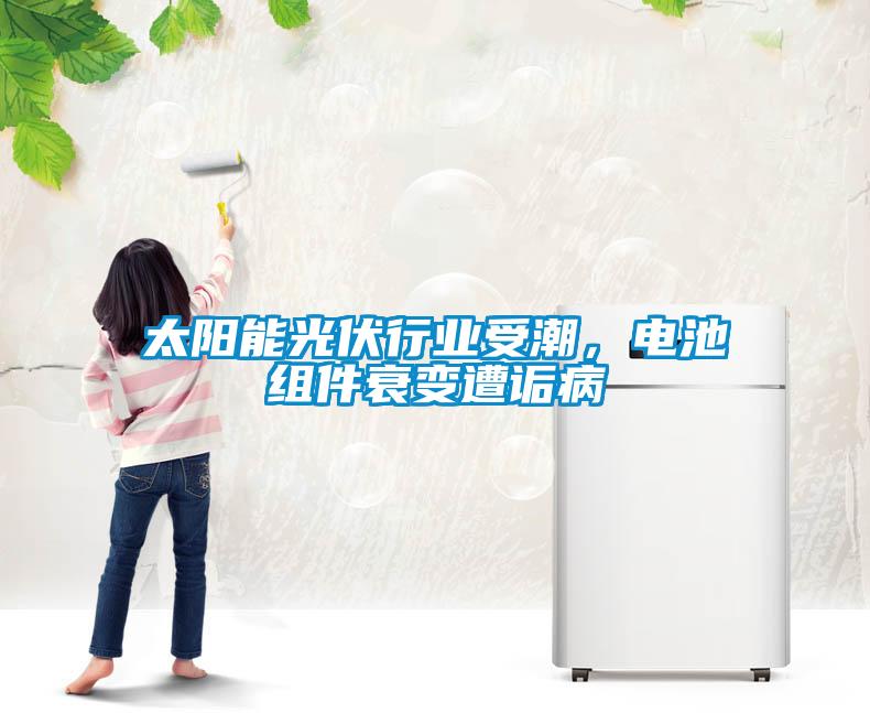 太陽能光伏行業(yè)受潮，電池組件衰變?cè)庠嵅?/></p>
						    <p style=