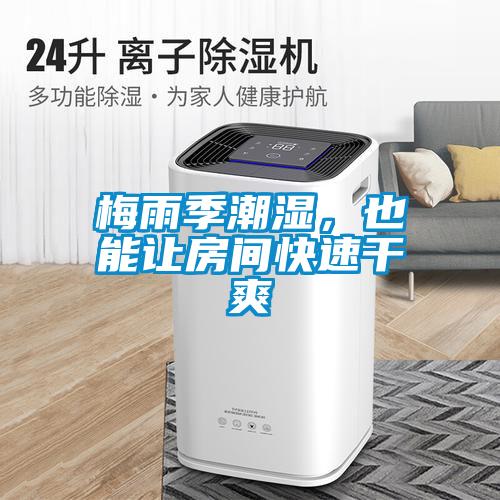 梅雨季潮濕，也能讓房間快速干爽