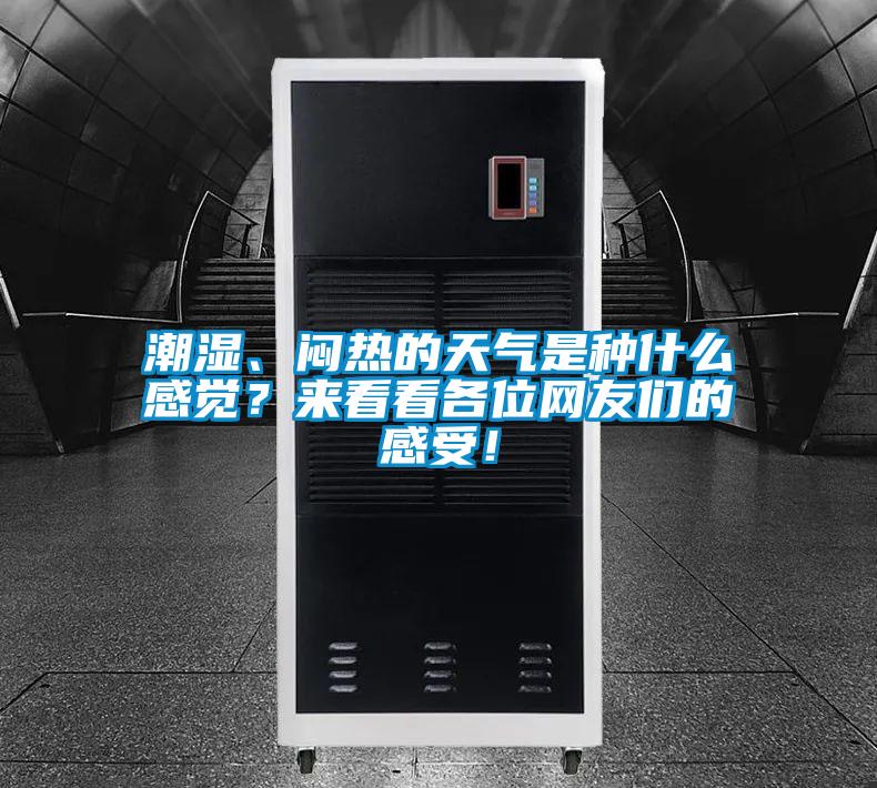 潮濕、悶熱的天氣是種什么感覺？來看看各位網友們的感受！