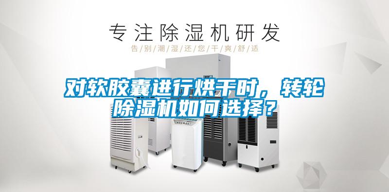 對軟膠囊進行烘干時，轉輪除濕機如何選擇？