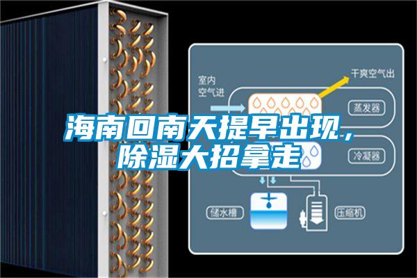 海南回南天提早出現，除濕大招拿走