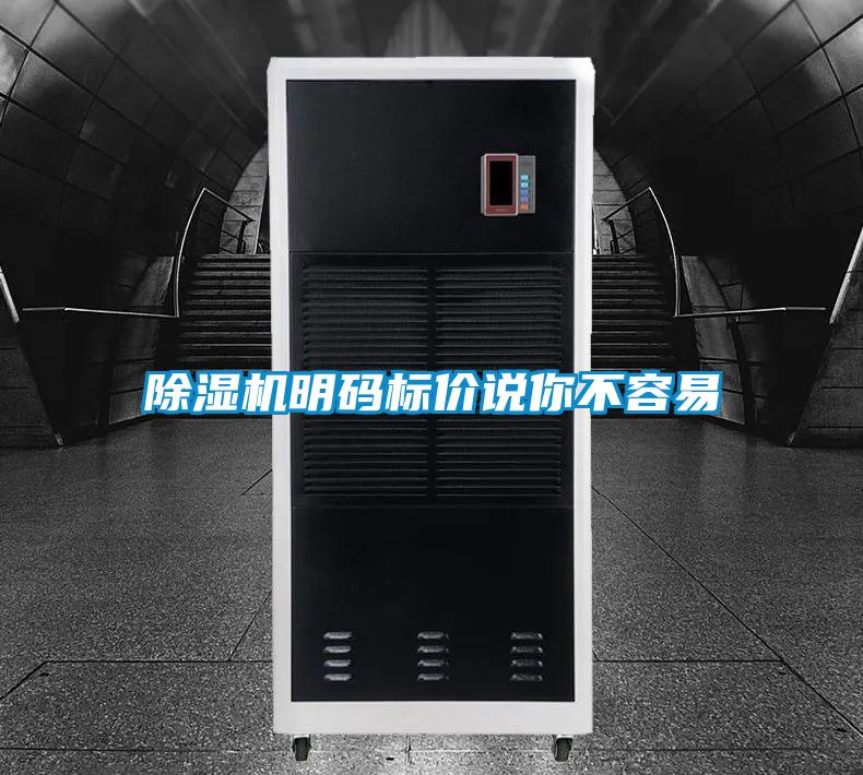 除濕機明碼標(biāo)價說你不容易