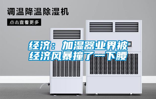經(jīng)濟:加濕器業(yè)界被經(jīng)濟風暴撞了一下腰