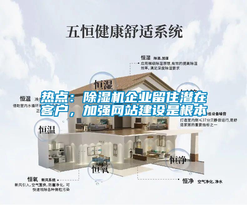 熱點:除濕機企業留住潛在客戶,加強網站建設是根本