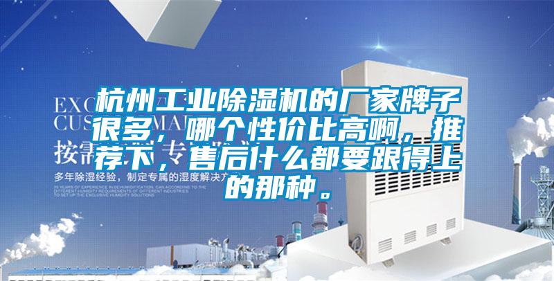 杭州工業(yè)除濕機的廠家牌子很多,哪個性價比高啊,推薦下,售后什么都要跟得上的那種。