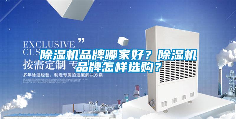 除濕機品牌哪家好？除濕機品牌怎樣選購？