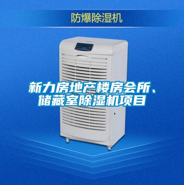 新力房地產樓房會所、儲藏室除濕機項目
