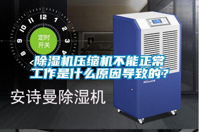 除濕機壓縮機不能正常工作是什么原因?qū)е碌模?/></p>
						    <p style=