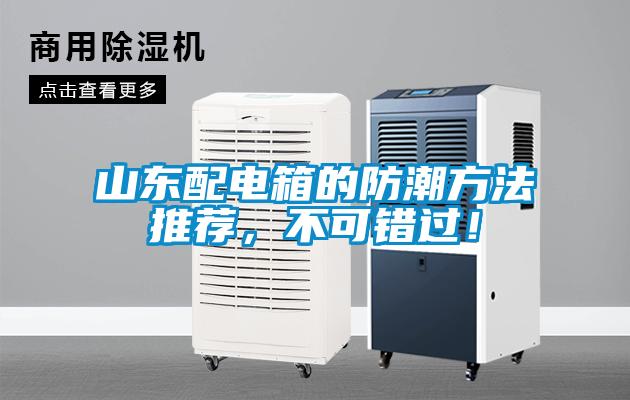 山東配電箱的防潮方法推薦,不可錯過!