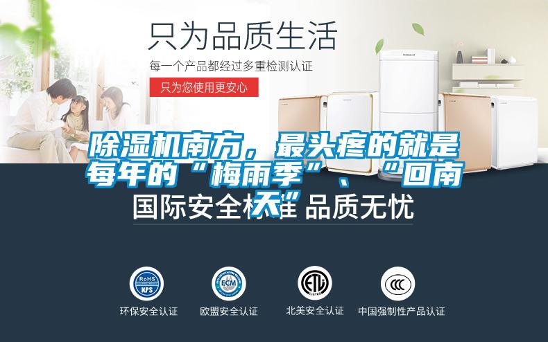 除濕機南方，最頭疼的就是每年的“梅雨季”、“回南天”