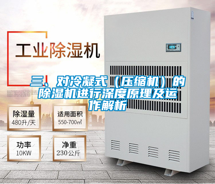 三、對冷凝式(壓縮機)的除濕機進行深度原理及運作解析