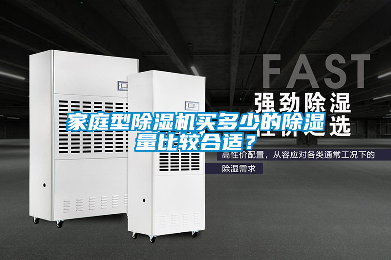 家庭型除濕機買多少的除濕量比較合適？