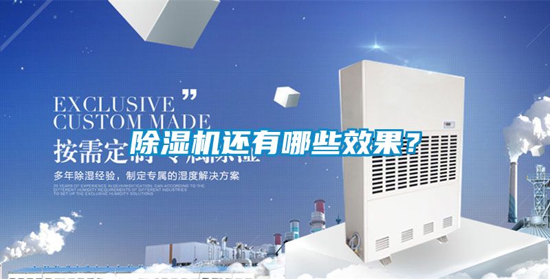 除濕機(jī)還有哪些效果?