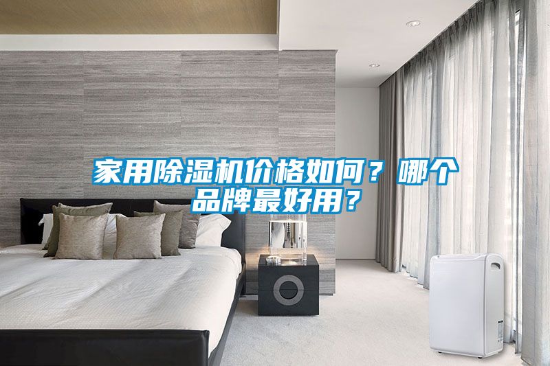 家用除濕機價格如何?哪個品牌最好用?