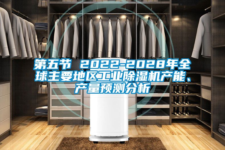 第五節(jié) 2022-2028年全球主要地區(qū)工業(yè)除濕機產(chǎn)能、產(chǎn)量預測分析