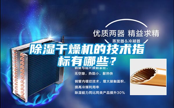 除濕干燥機的技術指標有哪些?