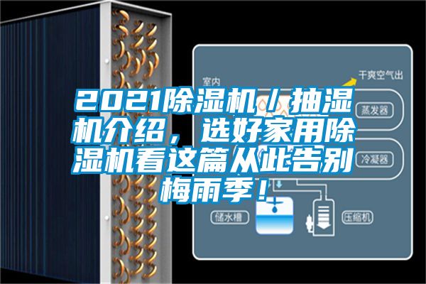 2021除濕機／抽濕機介紹，選好家用除濕機看這篇從此告別梅雨季！